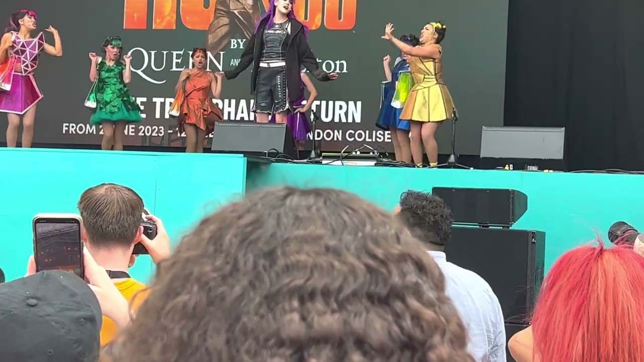 West end live 2023. Sunday 18th June. We will rock you. Somebody to love