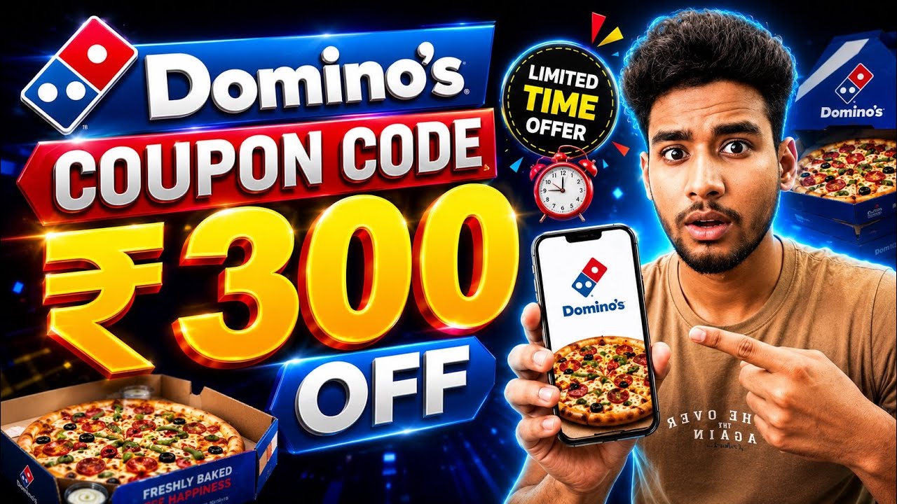 🍕 Domino's Coupon Code Today 2026 🔥 | Latest Promo Codes, Pizza Deals & Free Delivery Offers 💥