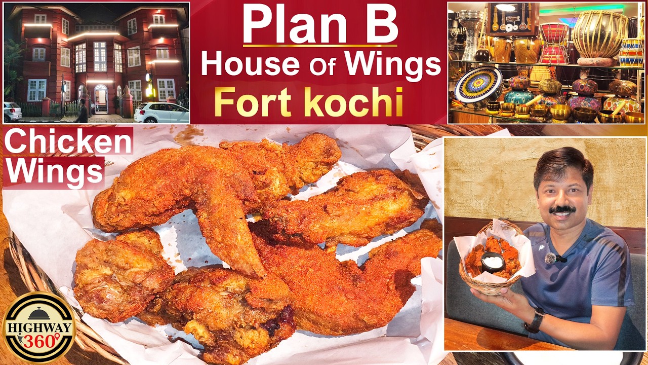 Plan B House Of Wings &  FORT KOCHI Vibe At Night | ഫോർട്ട് കൊച്ചിയിലെ പ്ലാൻ ബി റെസ്റ്റോറൻറ്‌