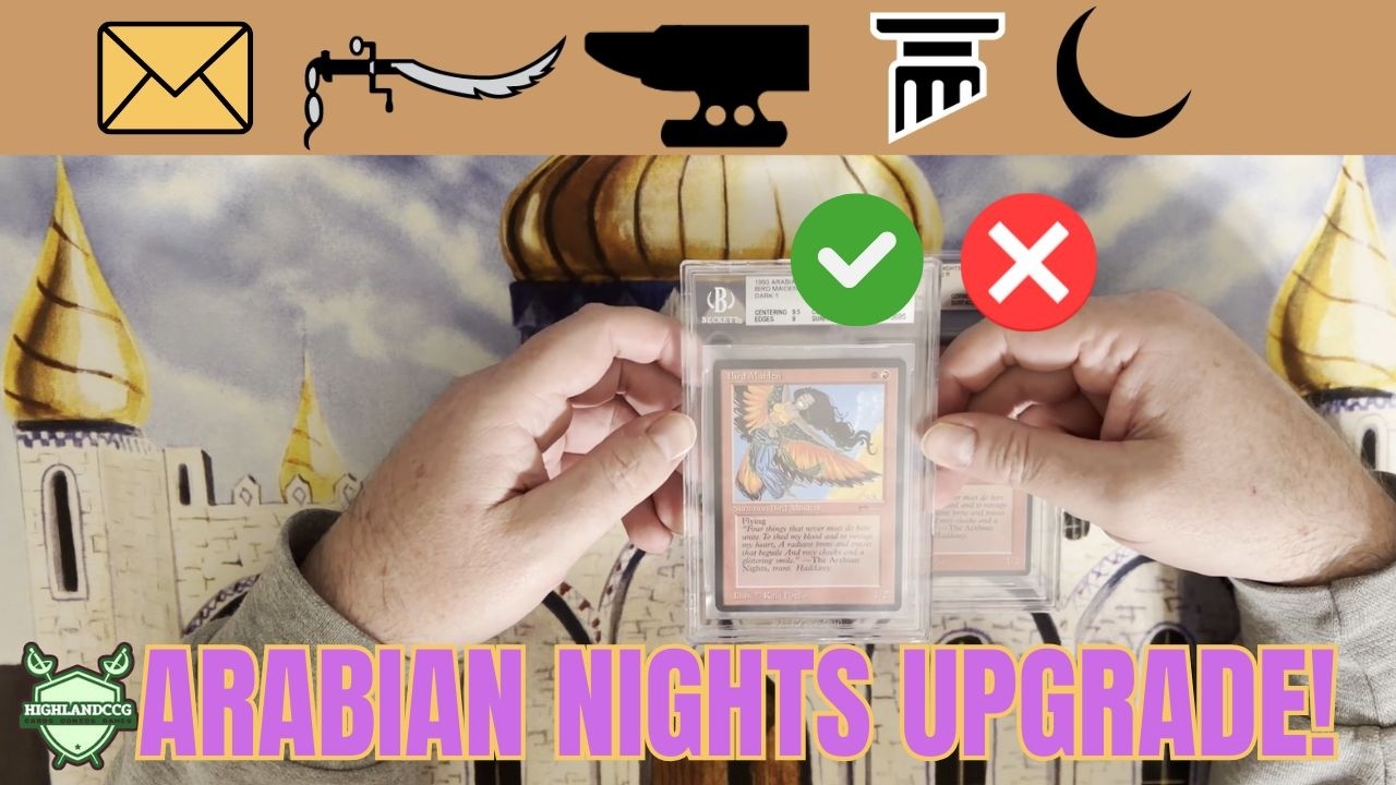 MTG MAIL DAY GRADED ARN UPGRADE BIRD MAIDEN DARK #mtg #gradedcards #arabiannights #beckett