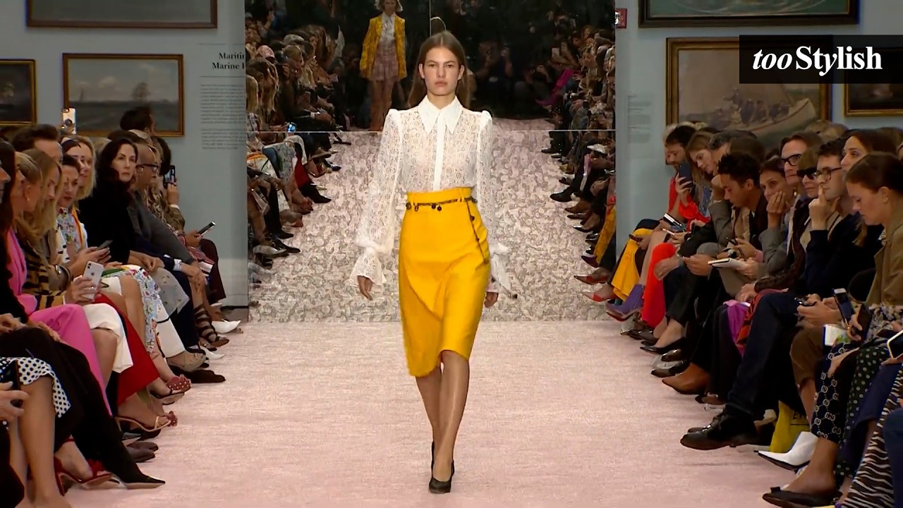 Весенний показ коллекции CAROLINA HERRERA 2019 | tooStylish Fashion Show [4K]