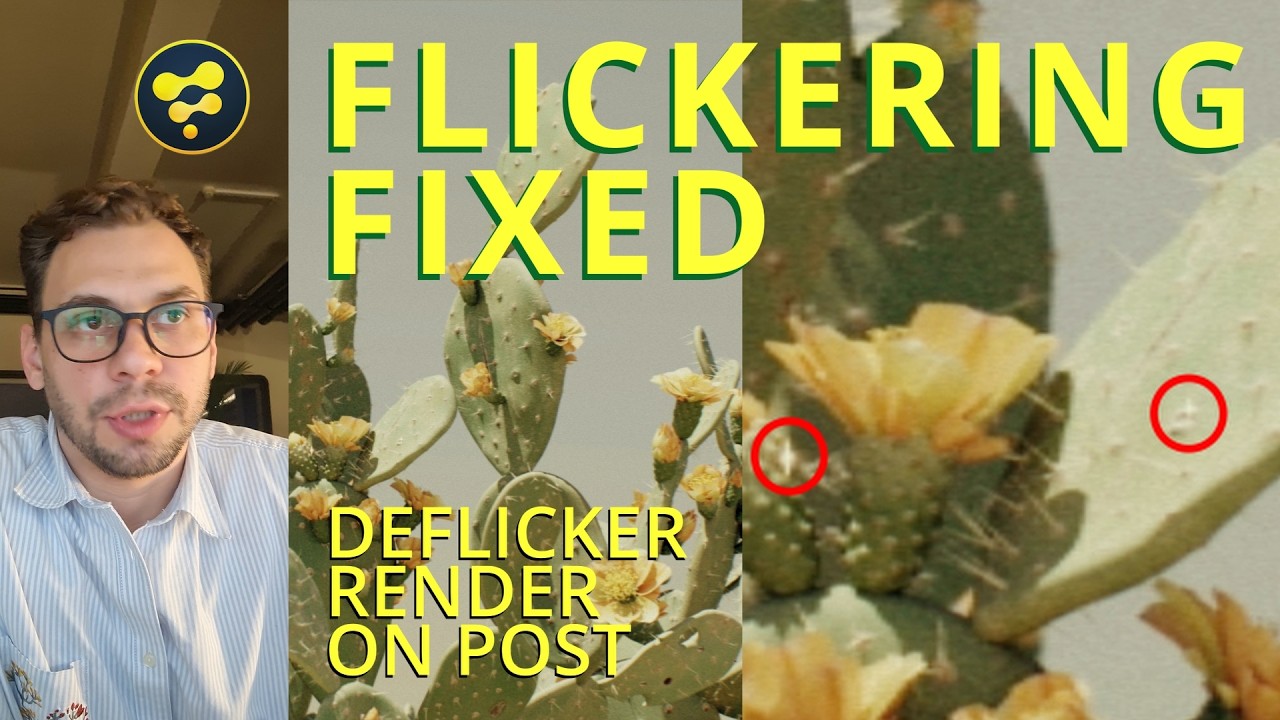 How to fix flickering and fireflies on comp