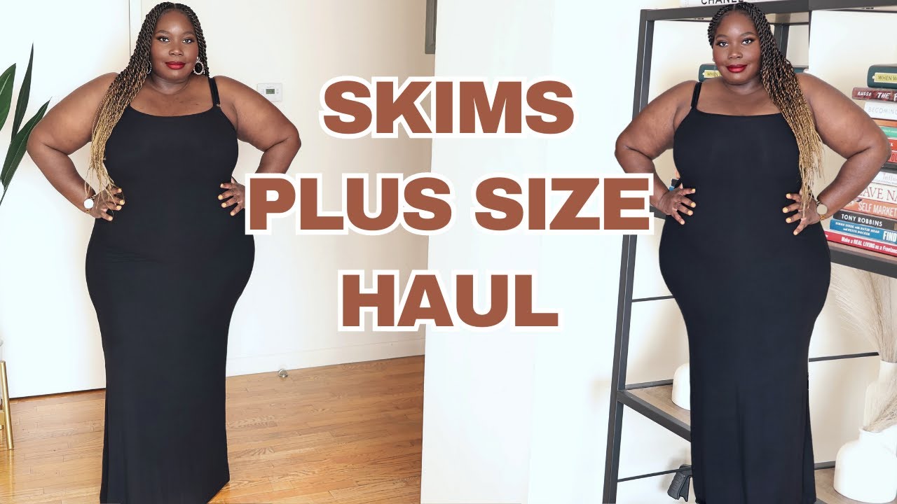 Skims Plus Size Haul & Review On Bestelling Shapewear & Lounge Dress