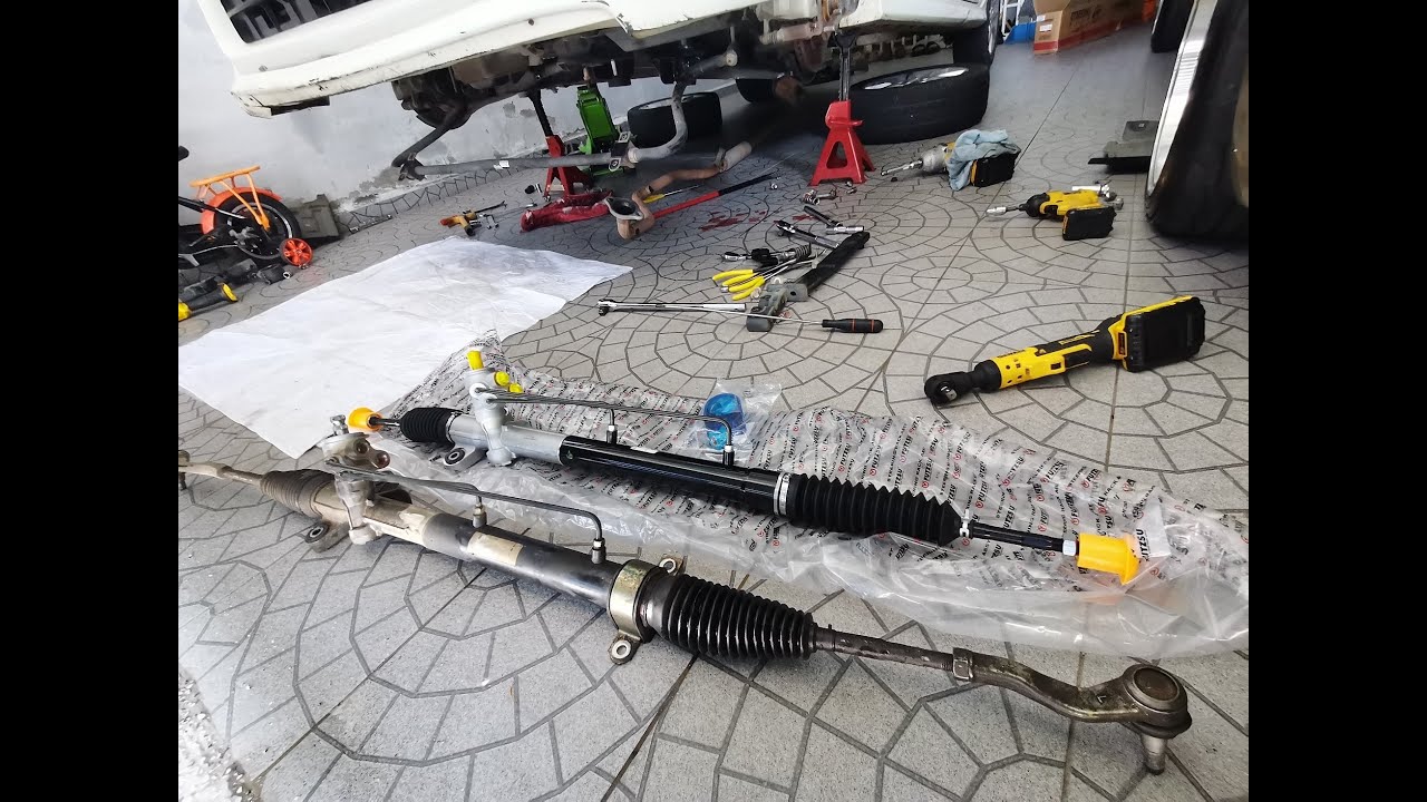 ALZA TUKAR STEERING RACK TAK TURUN FRAME