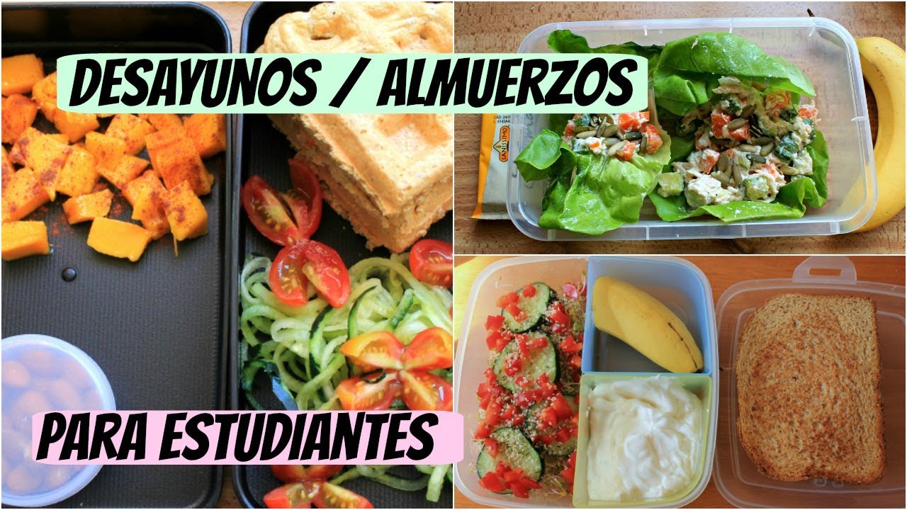 Desayunos| Almuerzos para estudiantes