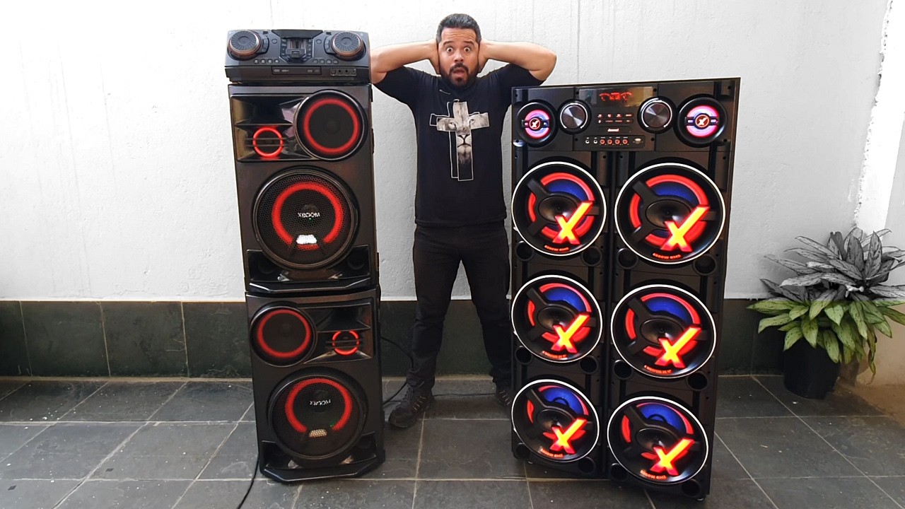 🟢💥 A MENTIRA do BASS BLAST? LG CL98 vs. AMVOX ACA 5500 PAREDÃO | O DUELO de SPL que Ninguém Fez!