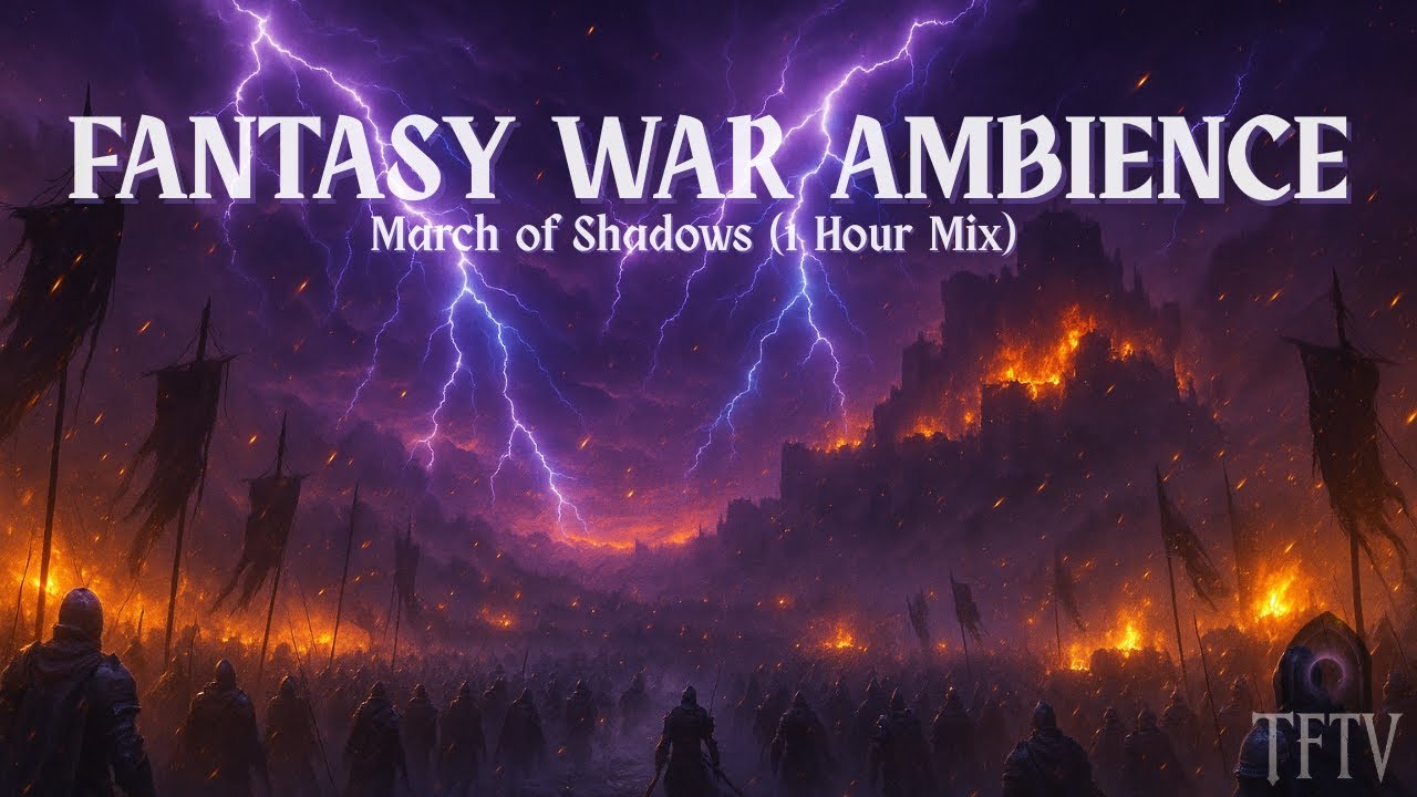 Dark Fantasy War Music | March of Shadows | Epic Battle Ambience & Soundtrack