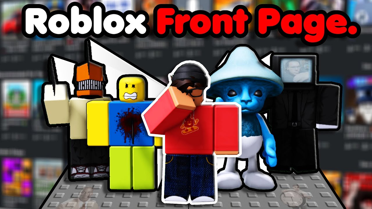 Roblox's Front Page is NAUSEATING...