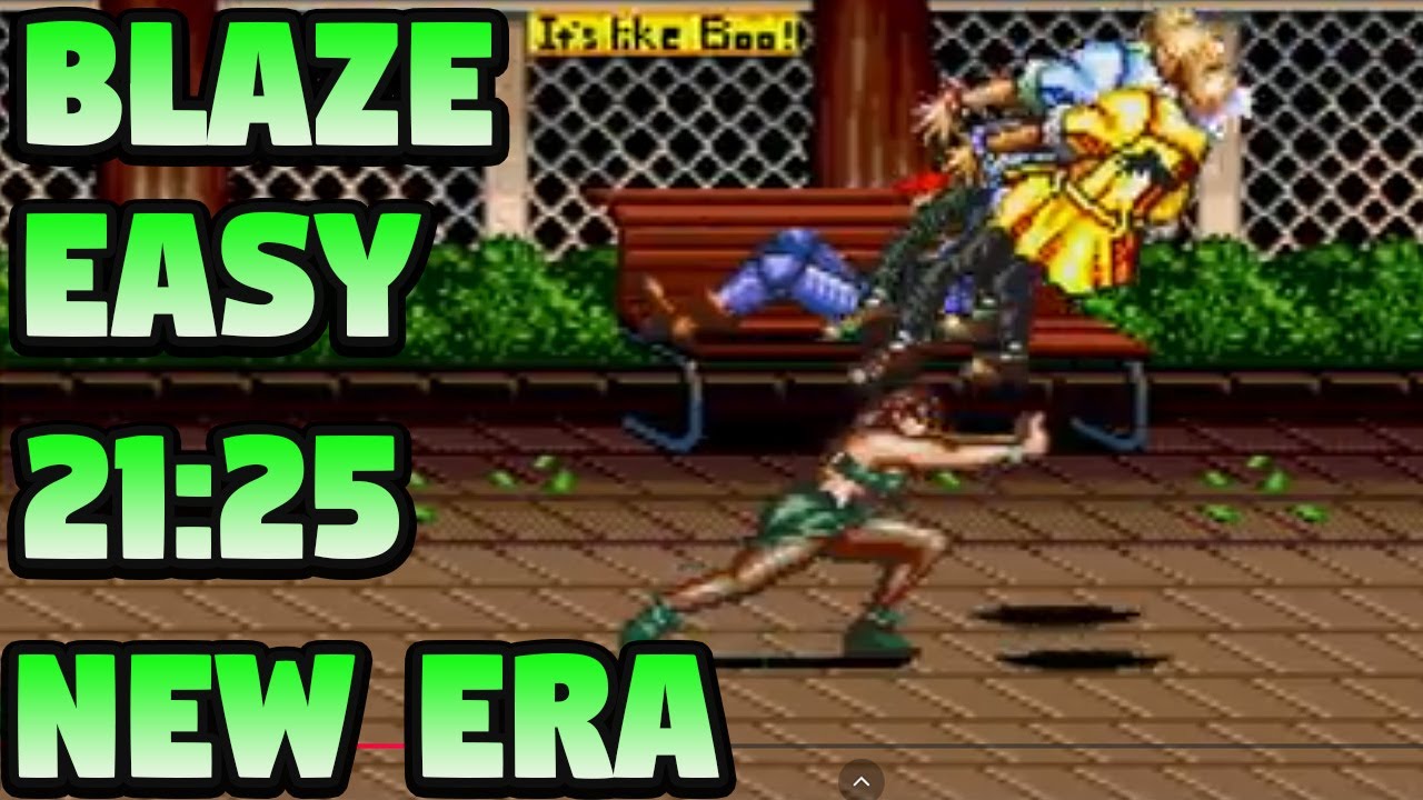Streets of Rage 2 New Era Blaze Speedrun 21:25
