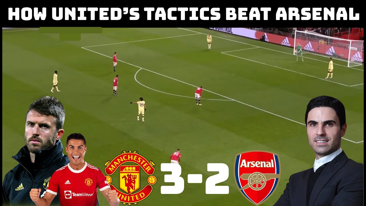 Tactical Analysis : Manchester United 3-2 Arsenal | How United Exploited The Wide Regions |