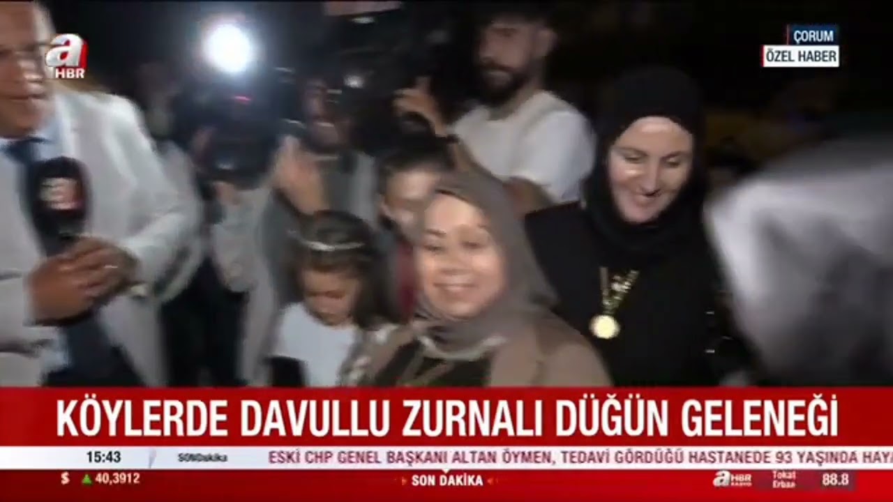 Çorum’da Gelenekler Yaşatılıyor: Köy Düğününde Renkli Görüntüler