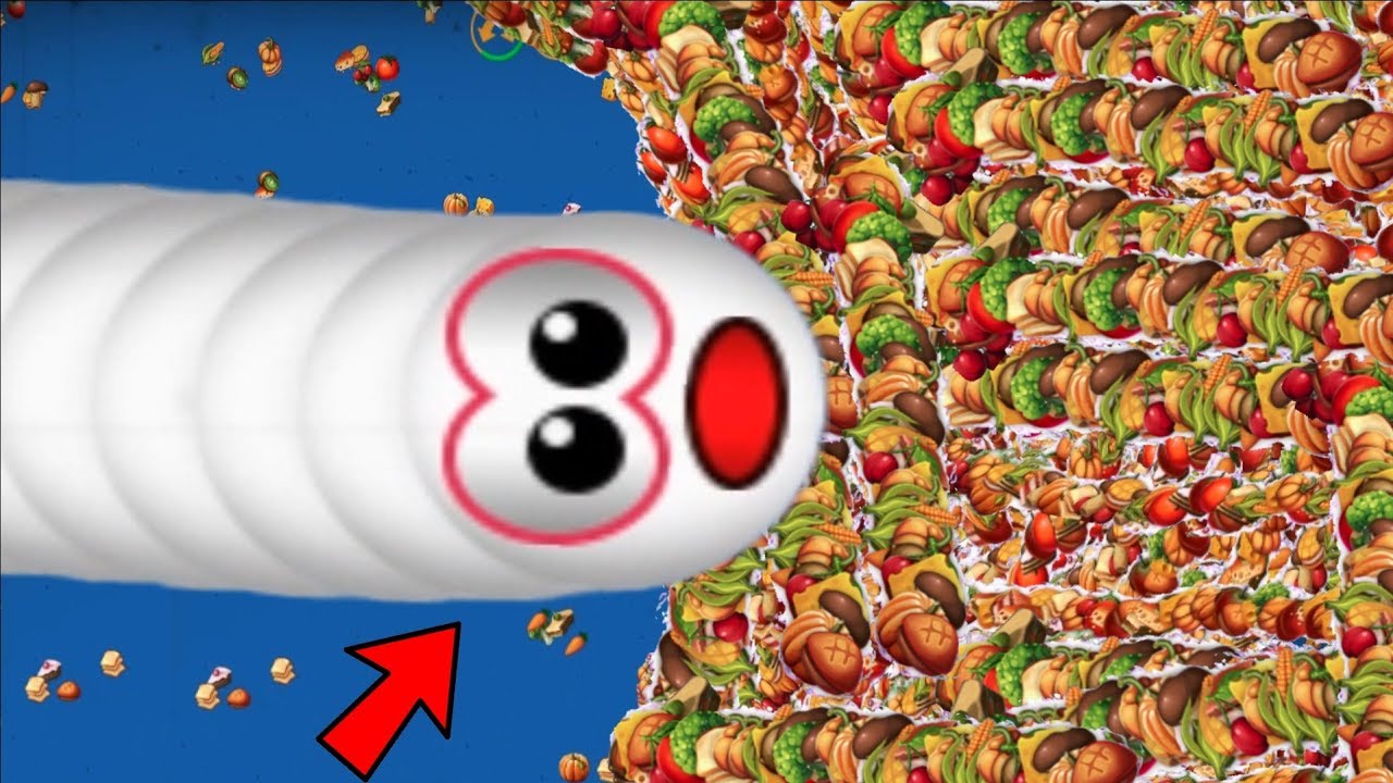 WormsZone.io Biggest Slither Snake 1,000,000+ Score World Record Top 01 Epic Worms Zoneio Gameplay