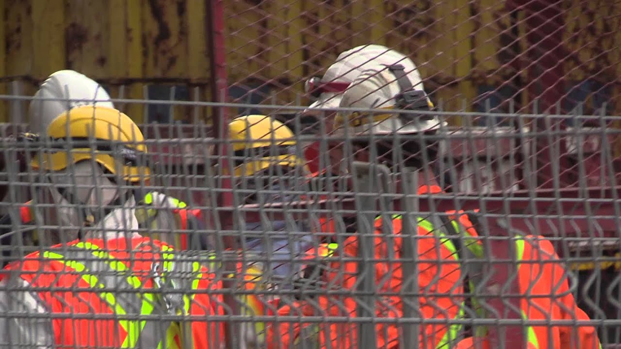 RAW: Mayor Denis Coderre visits sewage interceptor