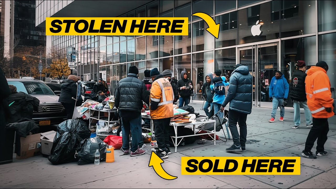 Thieves Loot Stores To Build Illegal NYC Market…