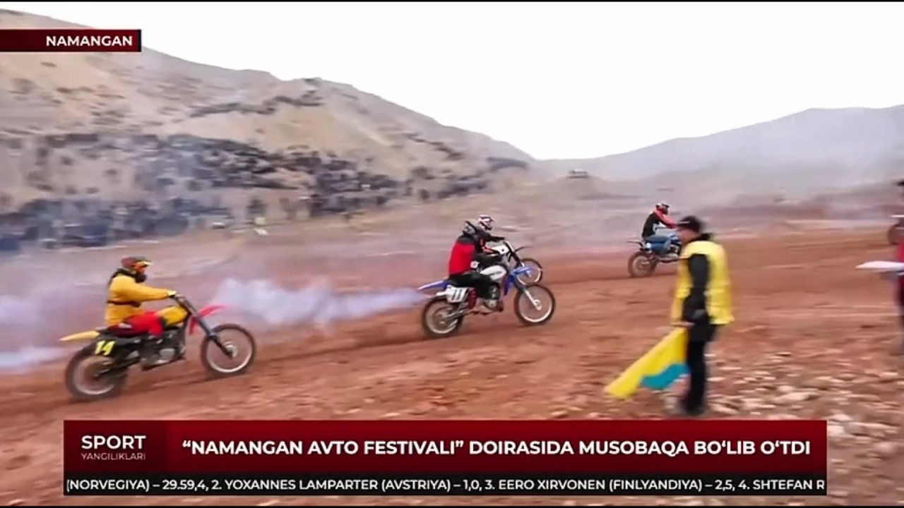 Motokross bo‘yicha viloyat hokimi kubogining birinchi bosqich musobaqasi yakuniga yetdi