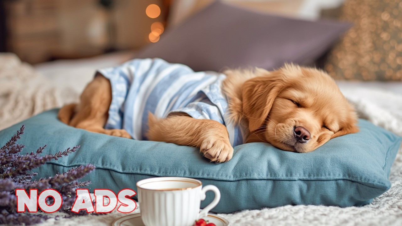 12 HOURS of Relaxing Music For Dogs 🐕 Calm Excited Dogs & Reduce Vocal Tension 🌙 No Ads