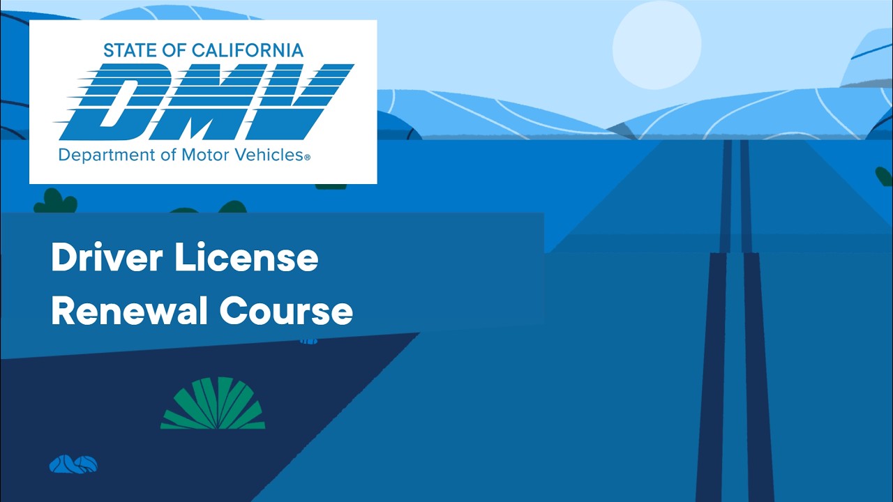 DMV Virtual Test Center eLearning Course for Driver's License Renewal