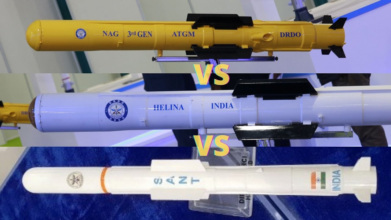 NAG vs HELINA vs SANT Missile | What are the key differences