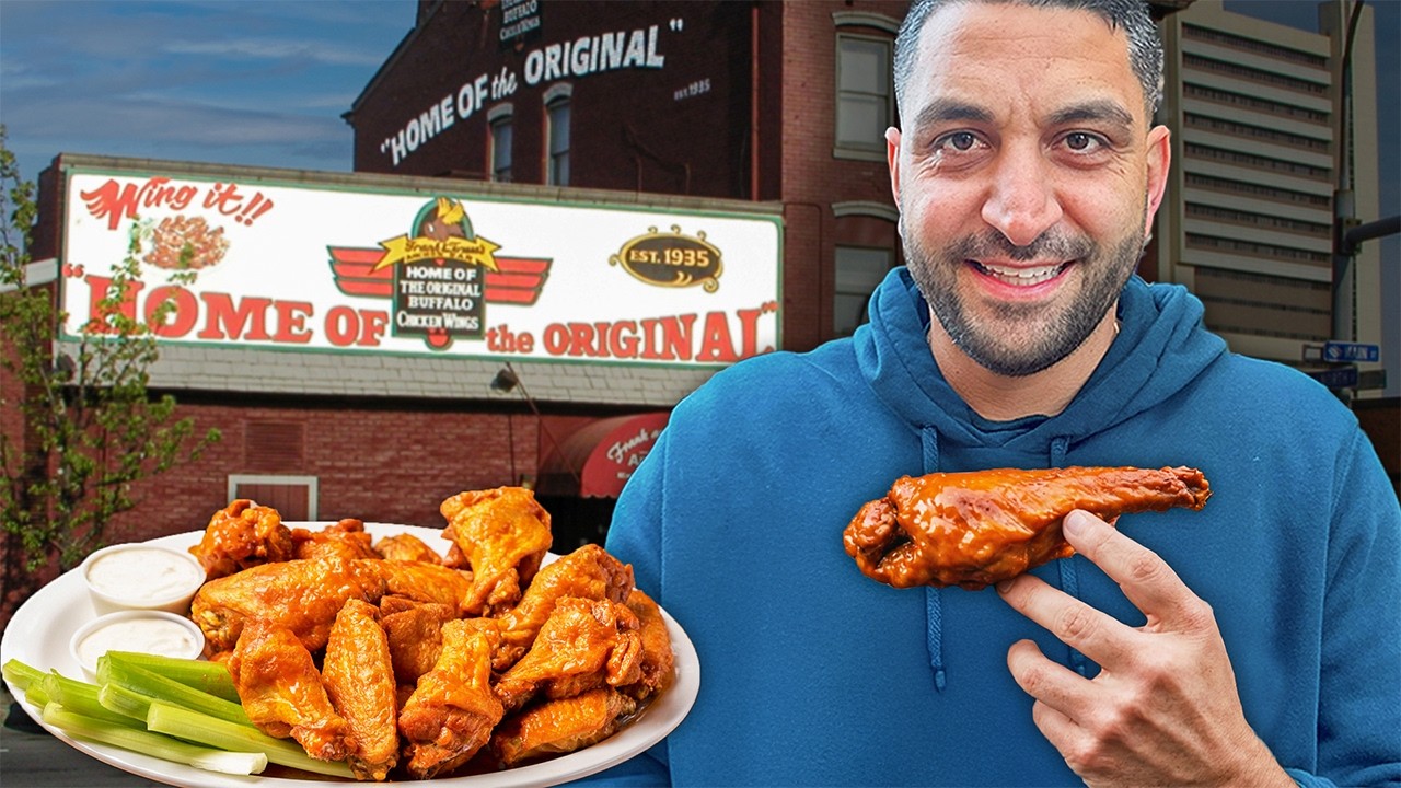 Trying FAMOUS buffalo wings in Buffalo, New York
