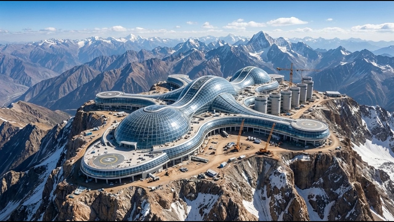 China Blew Up over 400 Mountains to Build a $123M Airport on a Cliff!