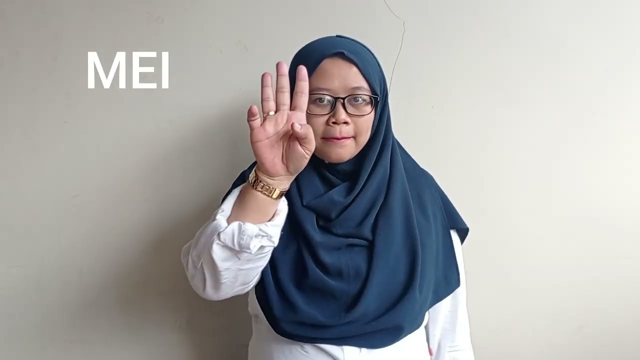 BISINDO (Bahasa Isyarat Indonesia) - Nama Bulan
