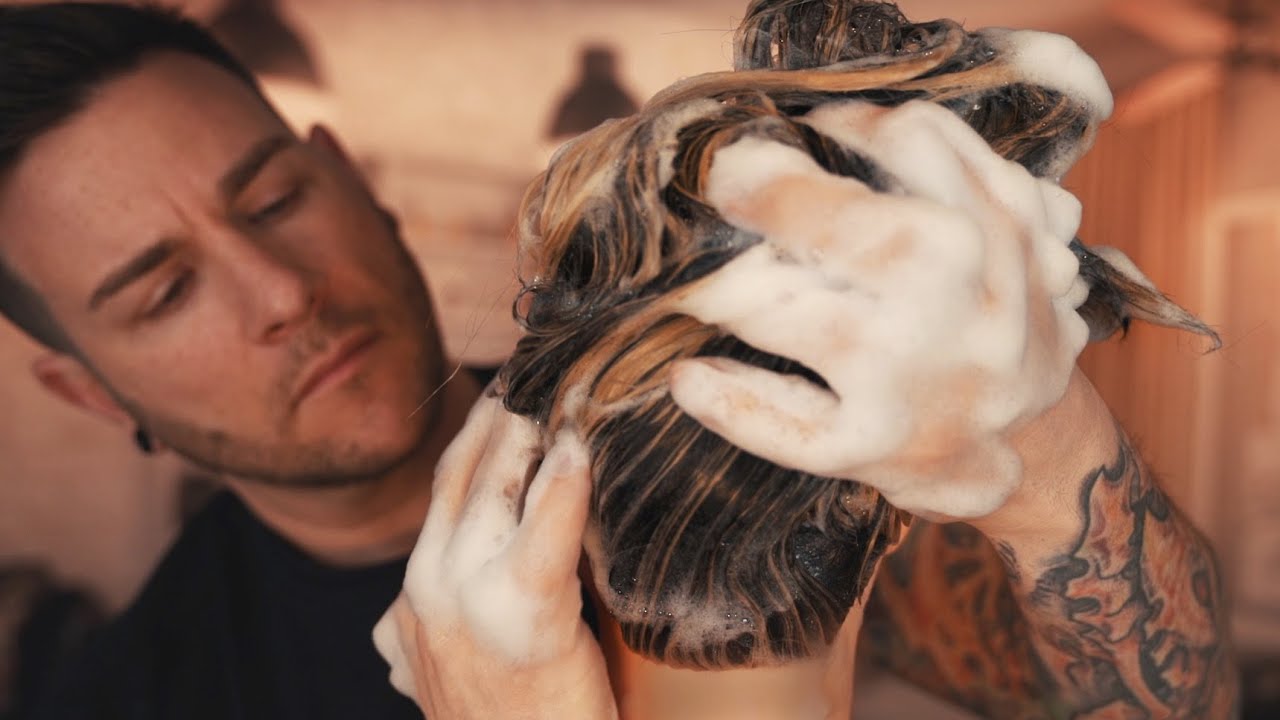 ASMR | 2 Hour Relaxing Hair Treatment | Gentle Brush, Shampoo, Massage