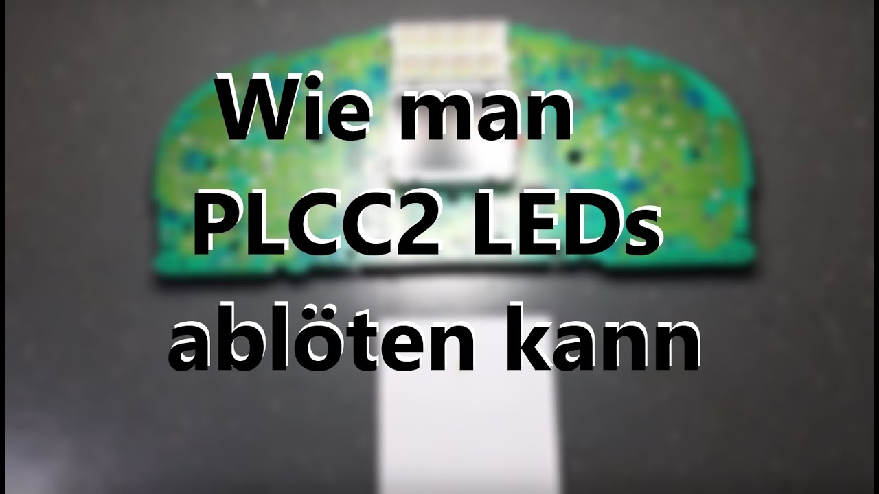 SMD LEDs löten