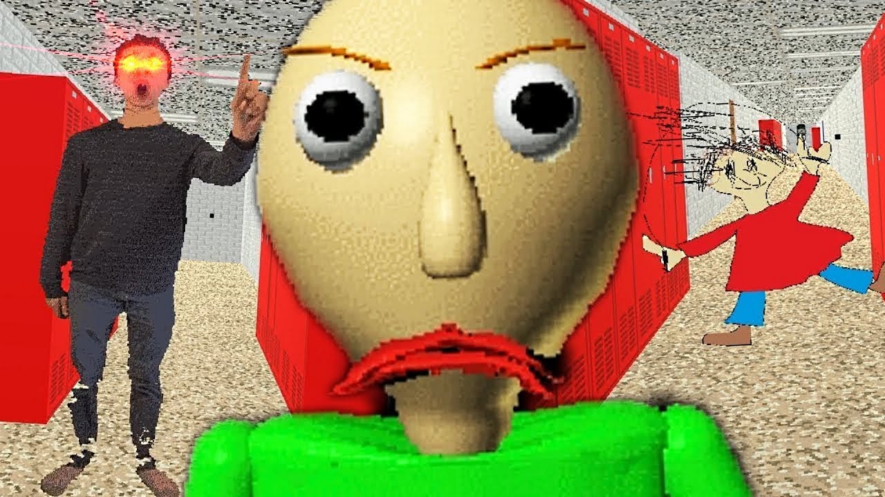 УЧИТЕЛЬ МАТЕМАТИКИ СОШЕЛ с УМА! - Baldi's Basics in Education and Learning Прохождение #1