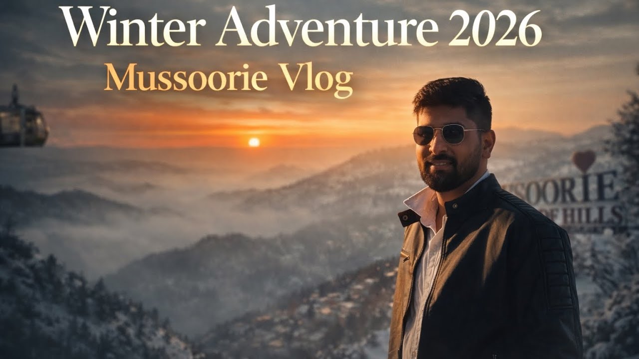 Mussoorie Vlog 2026 | Cinematic Winter Adventure Shot on iPhone 17