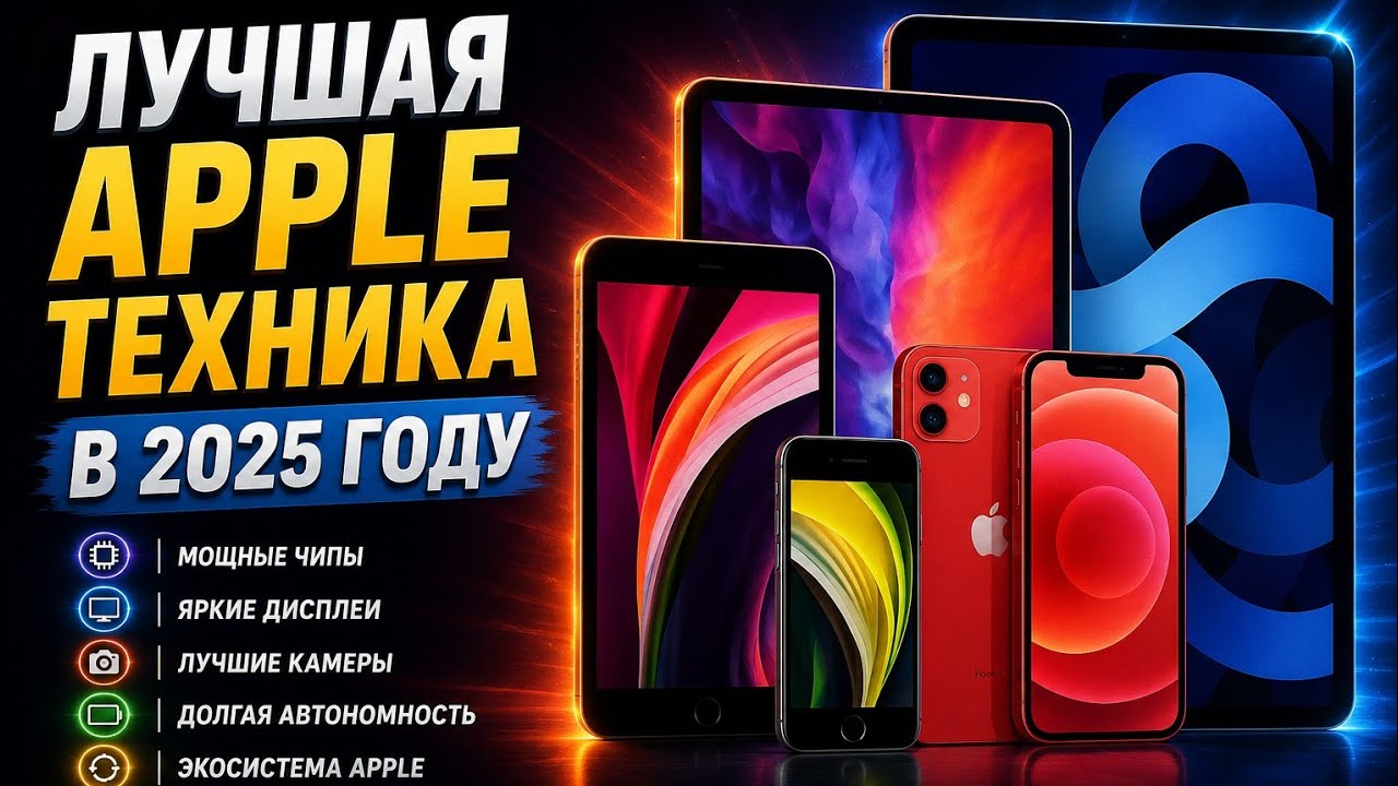 ЛУЧШИЕ ИЗ ЛУЧШИХ! Топ популярных техники Apple в 2025 году! | Рейтинг 