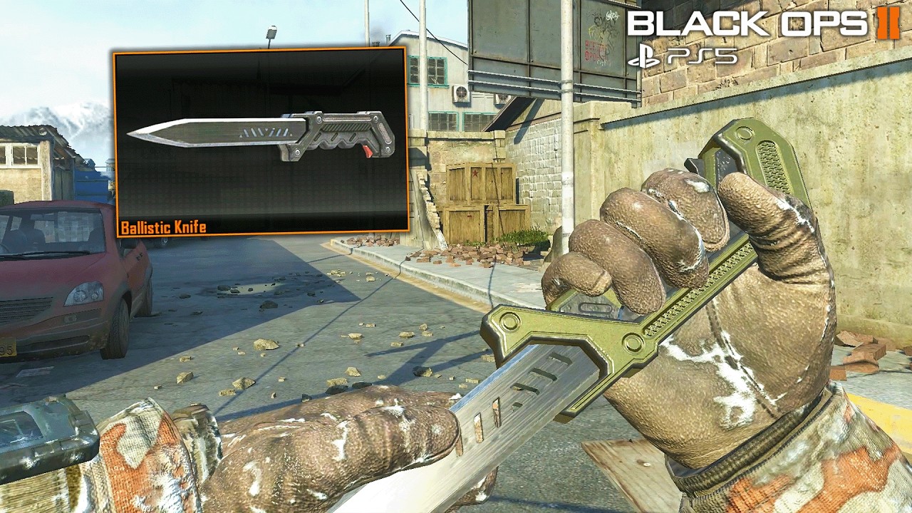 This is the BO2 BALLISTIC KNIFE and I unlocked it GOLD