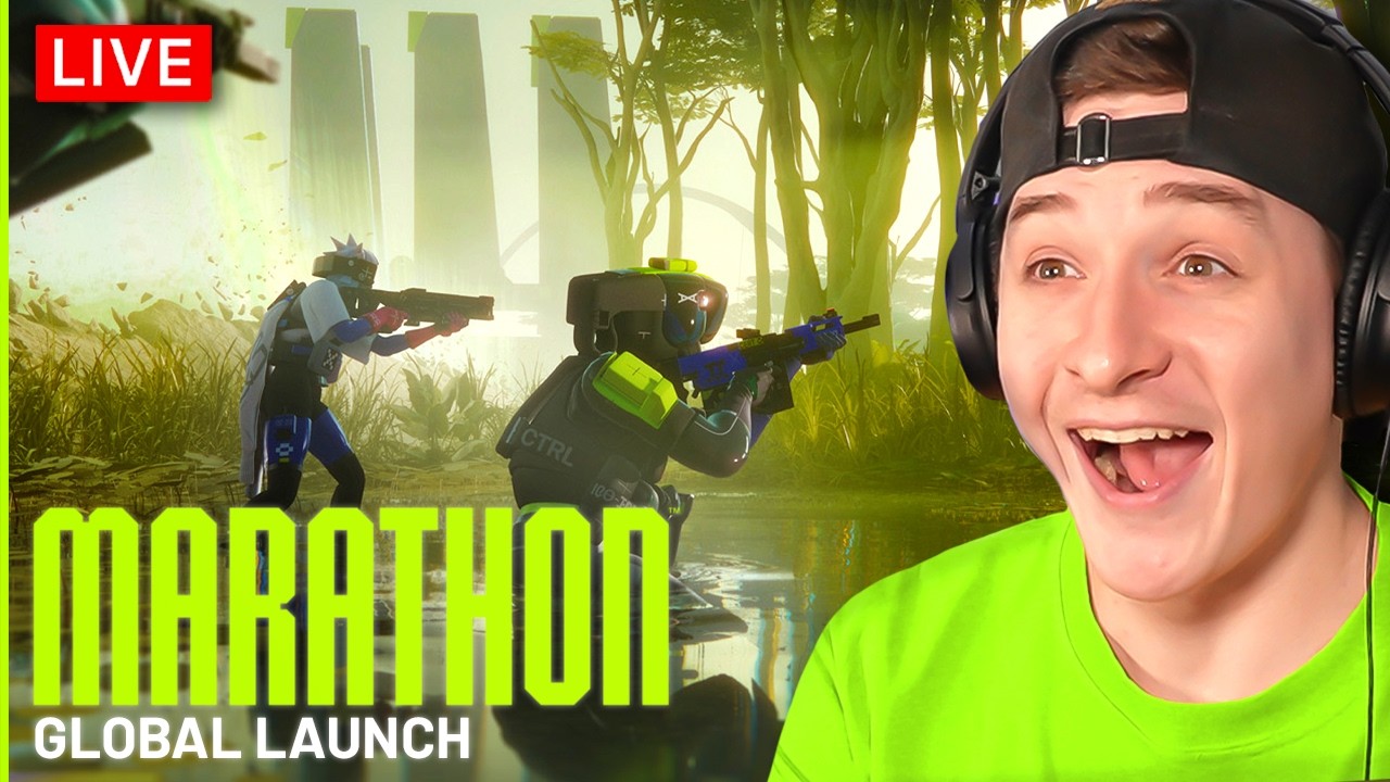 🔴 MARATHON GLOBAL LAUNCH DAY 2! LEARNING THE GAME LIVE