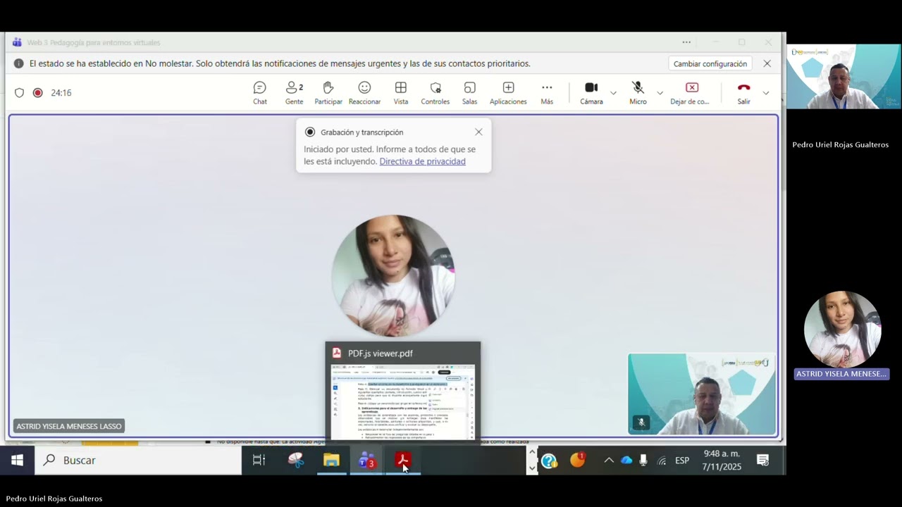 Web 3 Pedagogía para entornos virtuales 20251107 093526 Grabación de la reunión