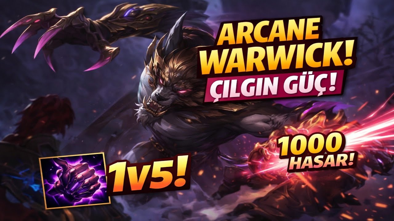 Warwick Jungle Oynanış!!! (&Ouml;ĞRETİCİ) / Build Meta!!!