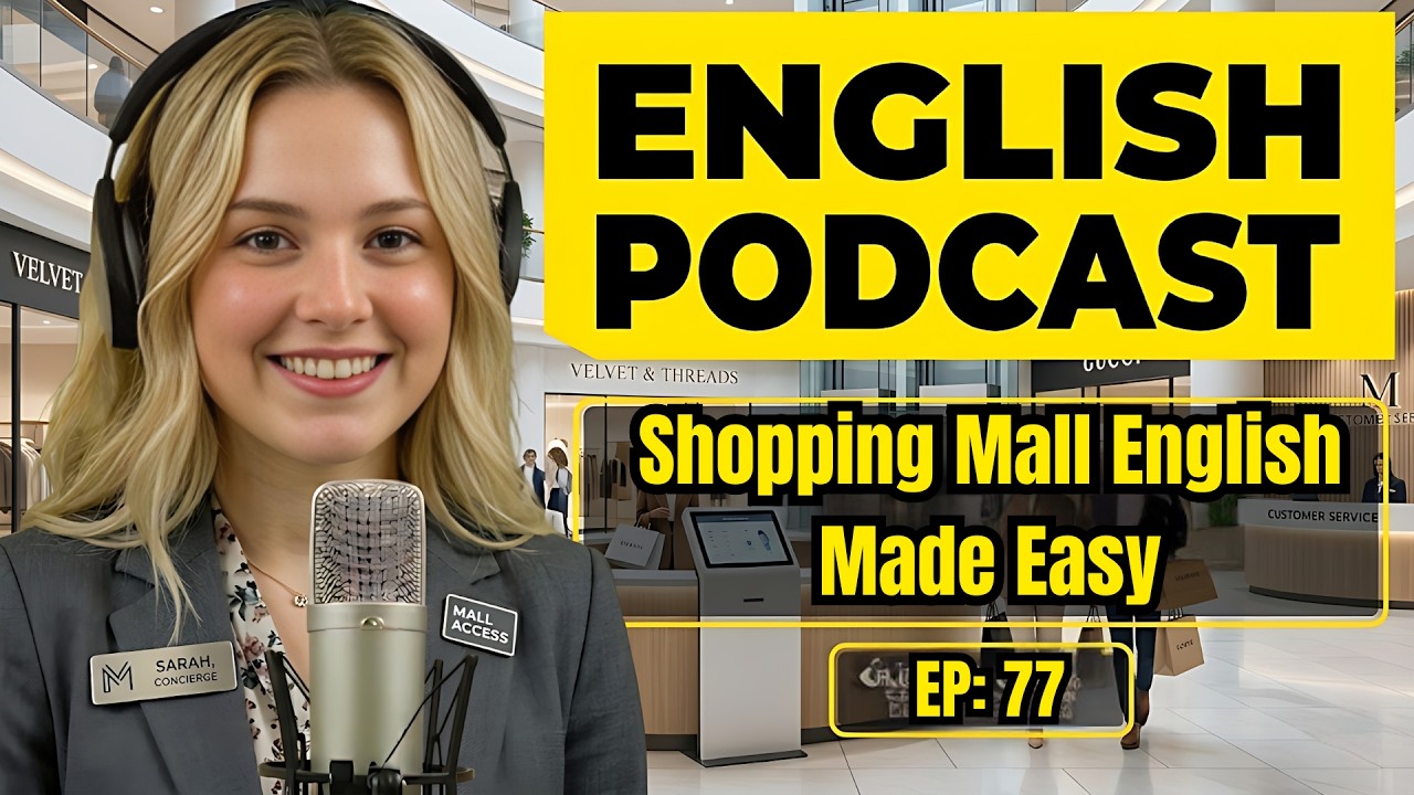 100 Essential Phrases & How to Talk at the Shopping Mall in English | English Conversation Practice