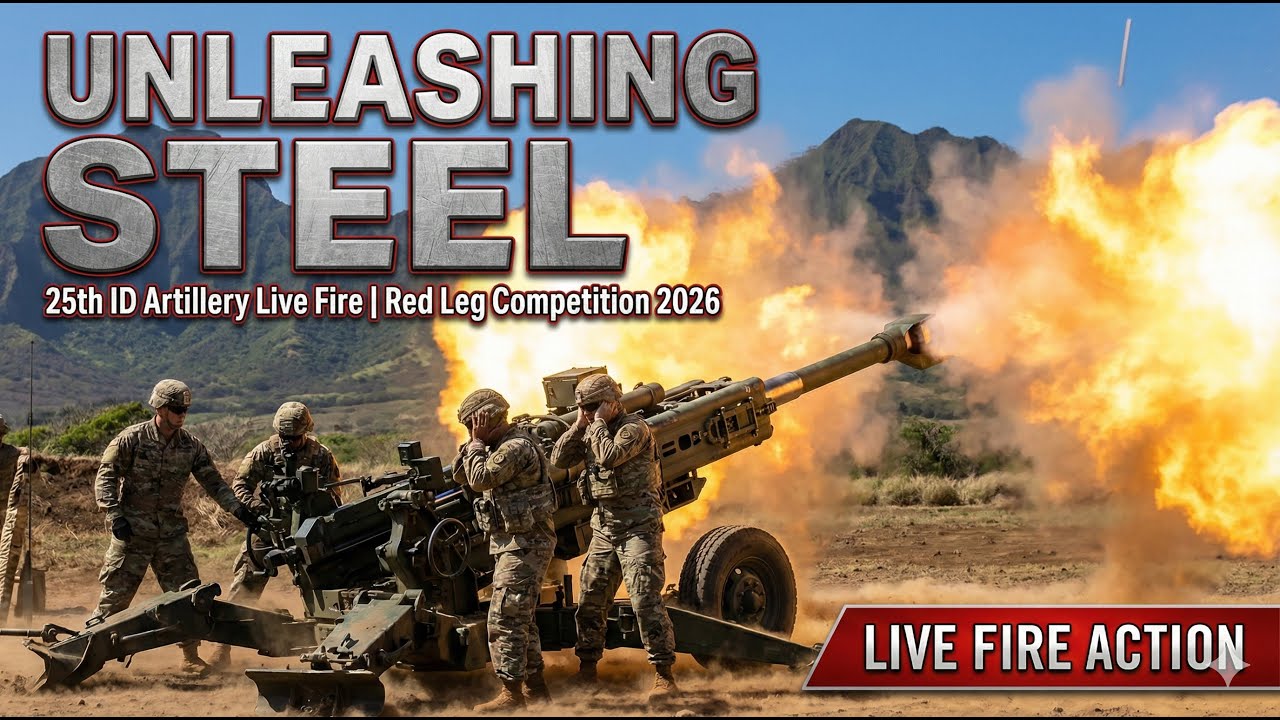 Unleashing Steel: 25th ID Artillery Live Fire | Red Leg Competition 2026