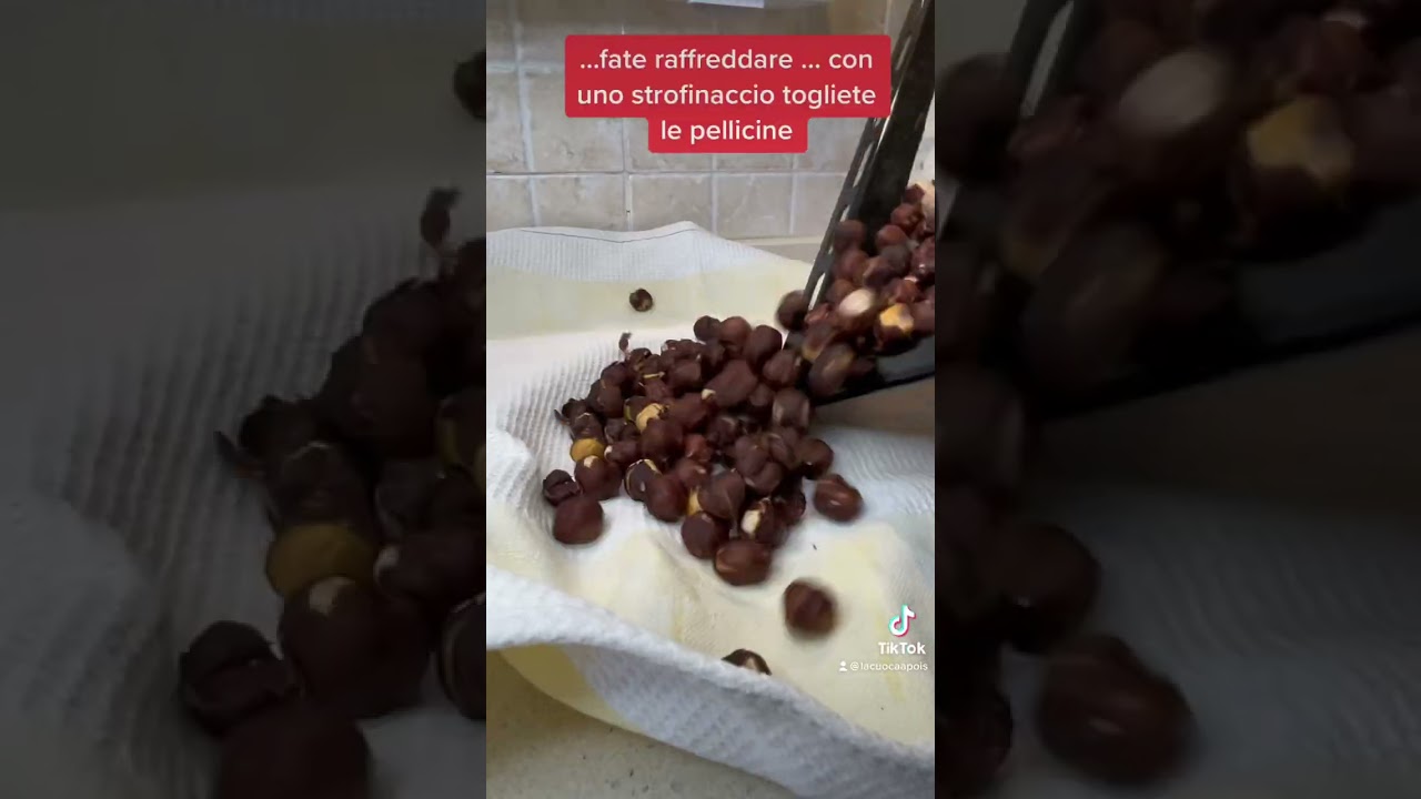 Sapevate come tostare le nocciole? 😜￼