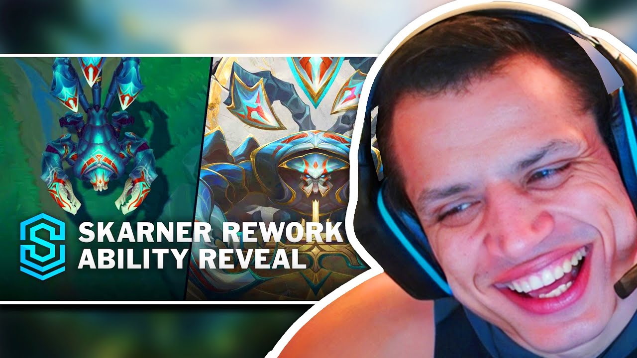 TYLER1 РЕАКЦИЯ НА СПОСОБНОСТИ ПЕРЕРАБОТКИ SKARNER