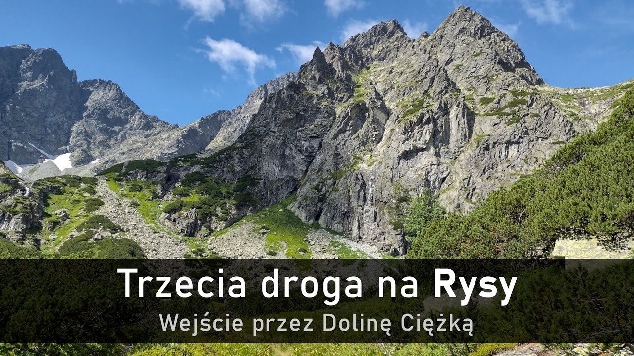 Rysy, ale poza szlakiem - wejście przez Dolinę Ciężką