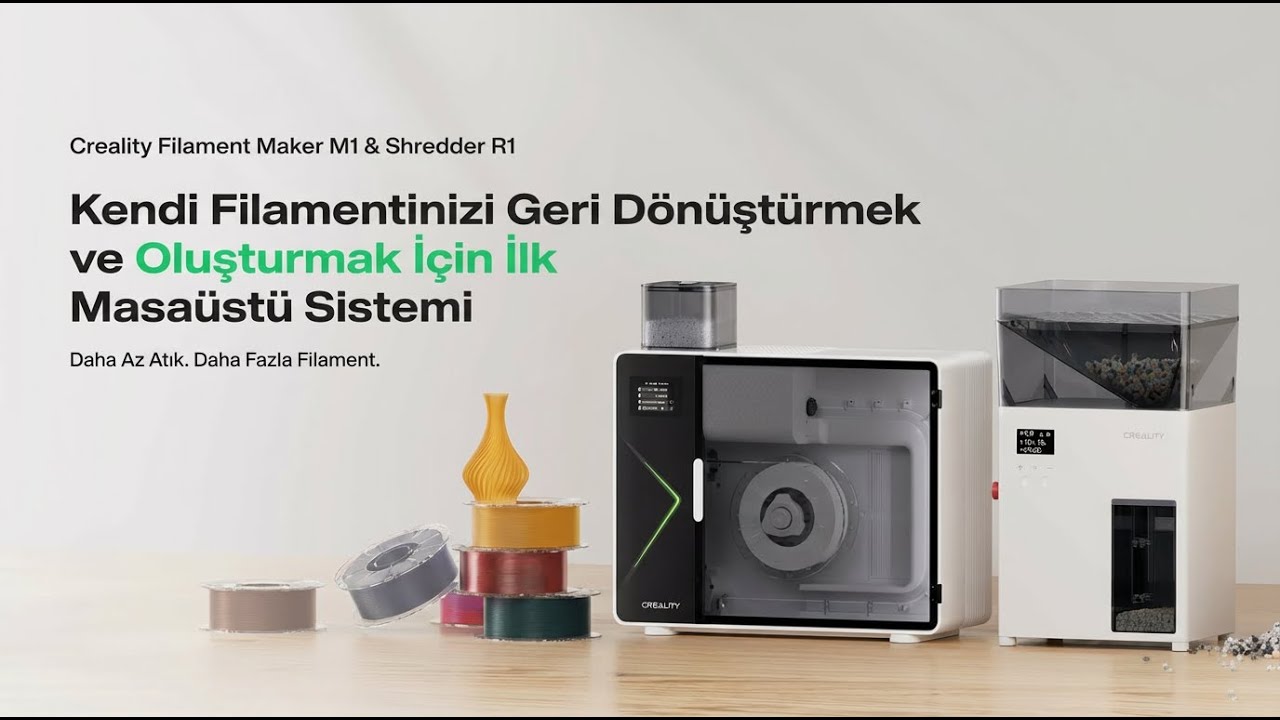 Creality Filament Maker M1 ile Üretimde Tasarruf Devri Başlıyor!