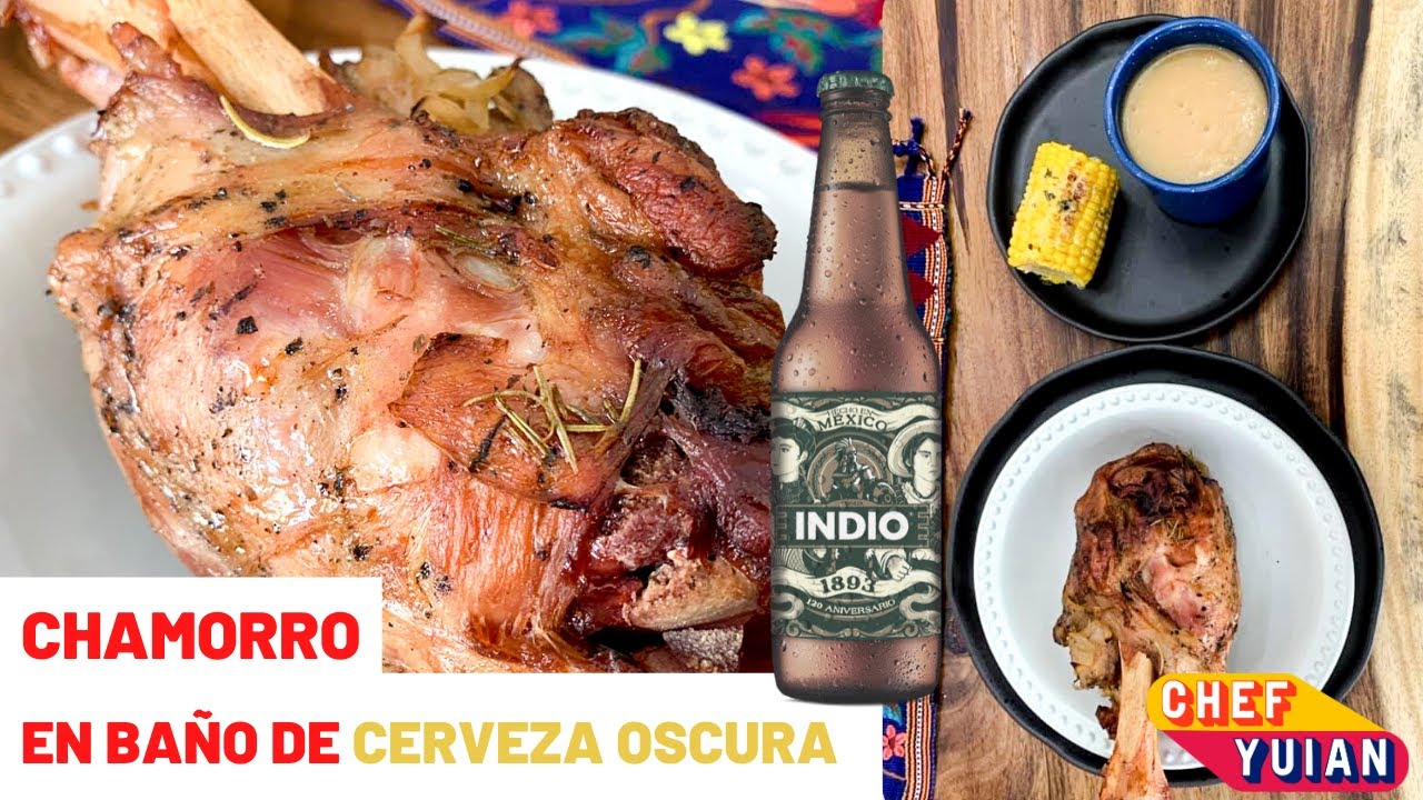 Chamorro en baño de cerveza oscura / Chef Yuian