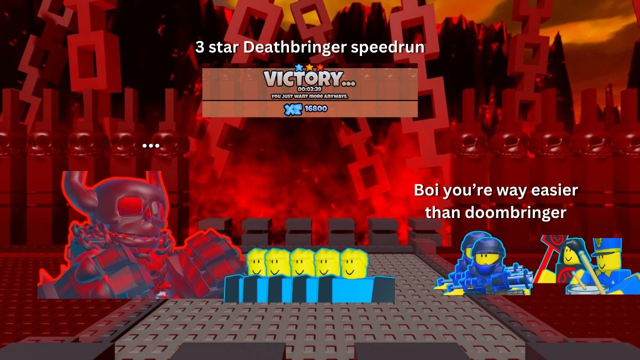 (02:39) Speedrun 3 star Deathbringer