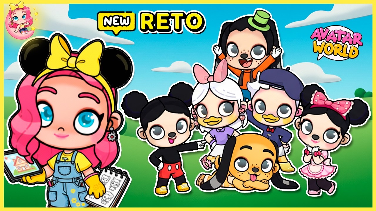 🐭✨ CREAMOS a MICKEY y sus Amigos GRATIS | Avatar World 🌙🔥 Paso a Paso