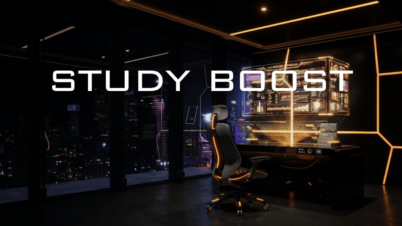 Focus Music • Study Boost for Work & Study — Maximum Productivity Night Mode