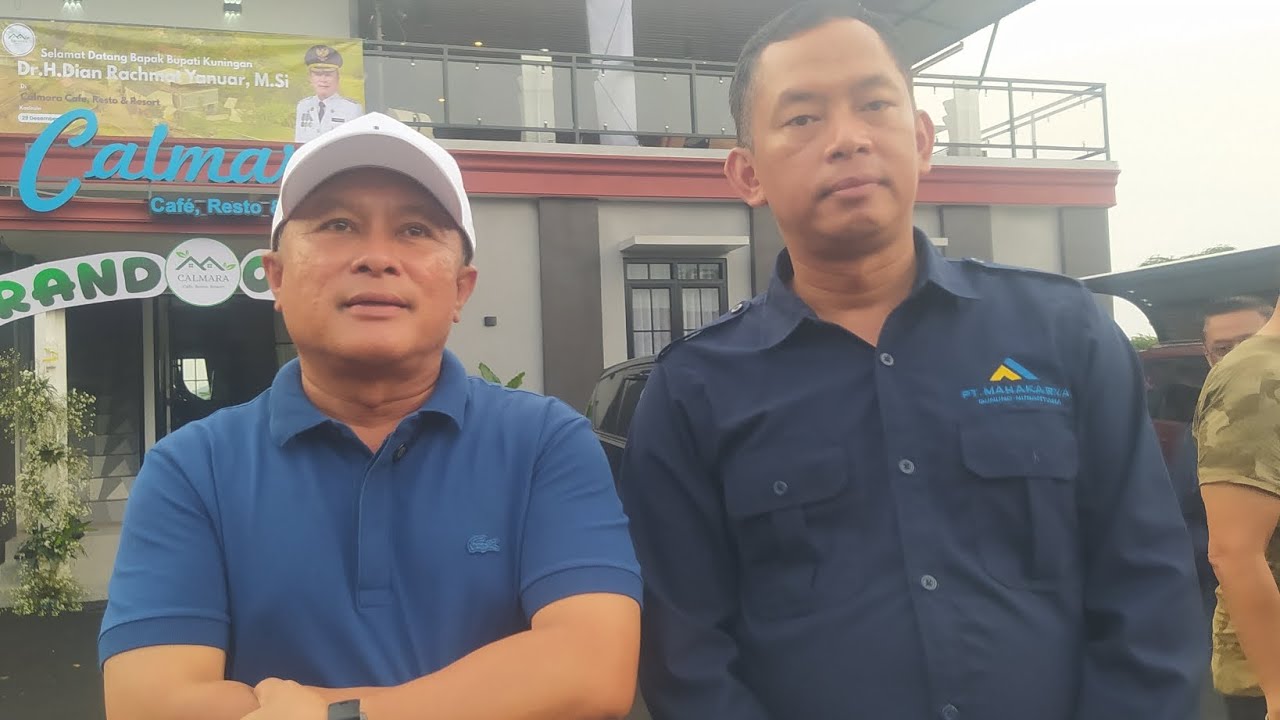 Bupati Kuningan Resmikan Calmara Caf&eacute; Resto Resort di Desa Kaduela Pasawahan Kab Kuningan 