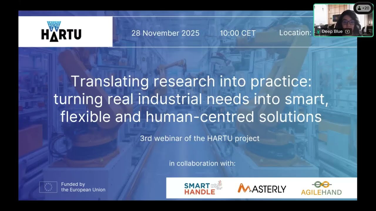 Webinar | Turning real industrial needs into smart, flexible and human-centred solutions