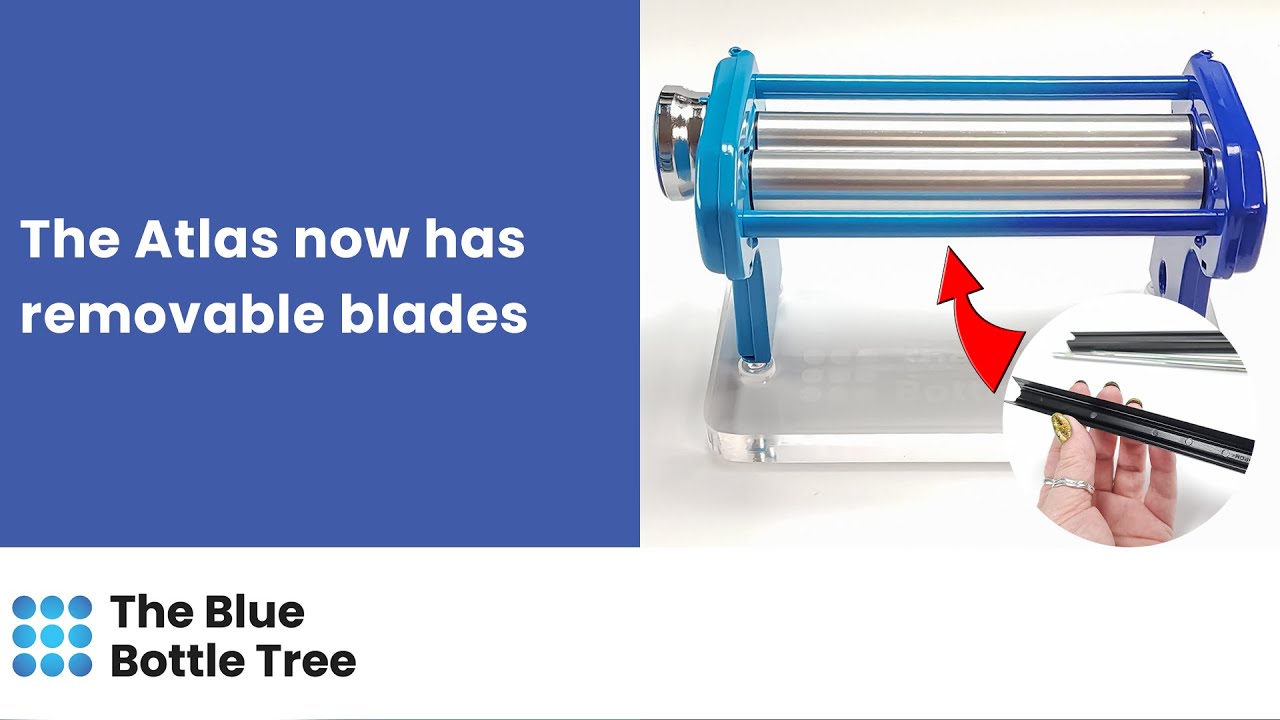 How to clean the new Atlas pasta machine blades for polymer clay - The Blue Bottle Tree