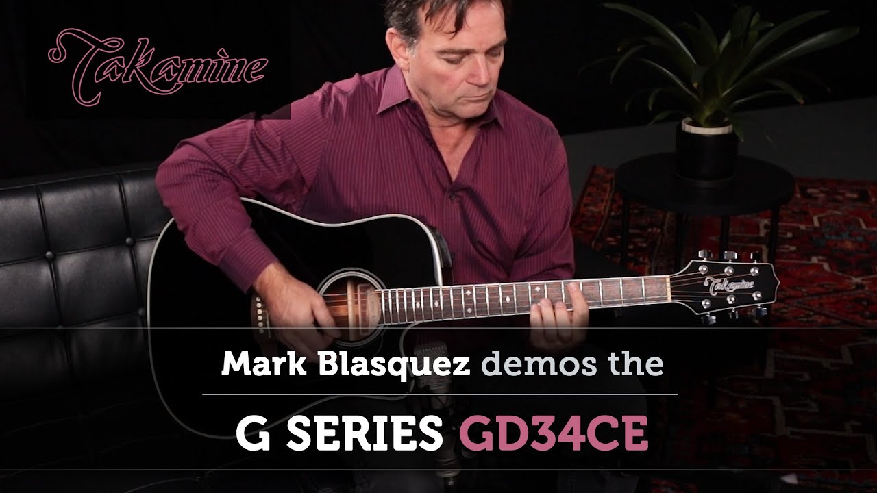 Takamine Guitars | G Series GD34CE Demo | Mark Blasquez