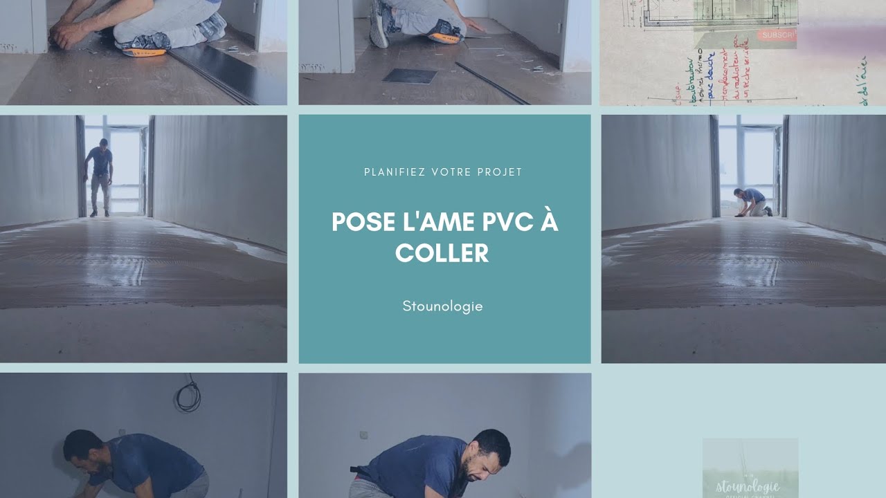 pose lame pvc a coller