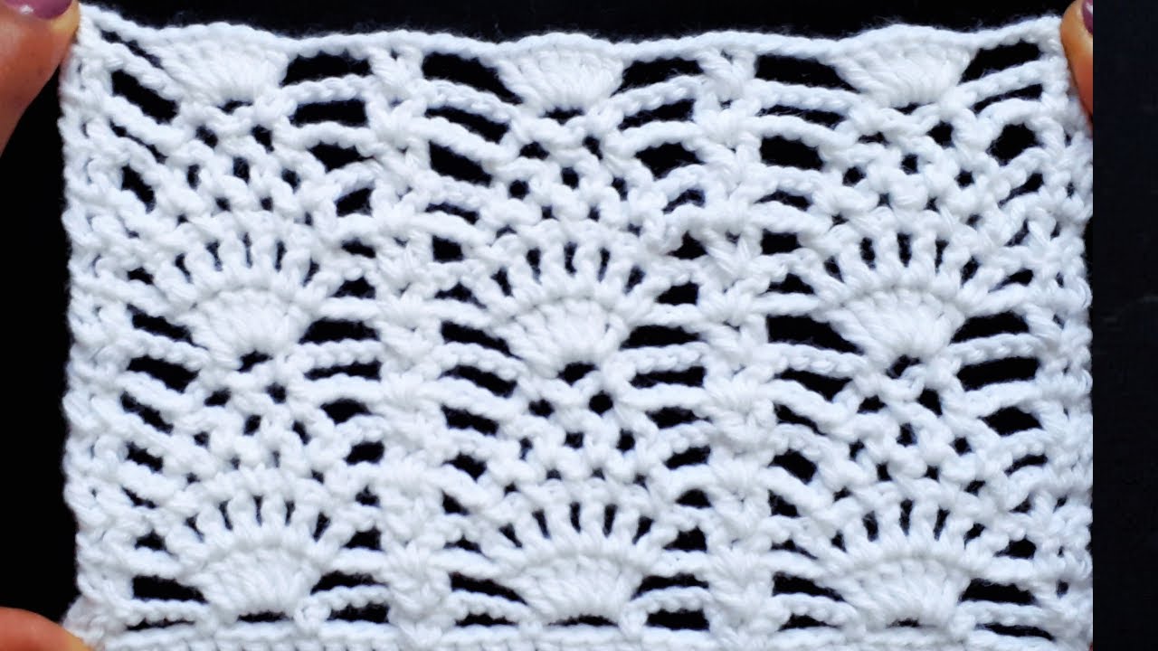 Disfruta Tejer ésta Puntada a Ganchillo/Lindo Punto Piña a Crochet/Crochet Patterns/Crochet Knitting